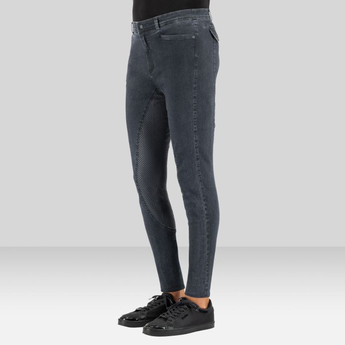 Riding breeches ESCamillo Denim FullGrip - 7013 - Graphite Riding breeches ESCamillo Denim FullGrip - 7013 - Graphite