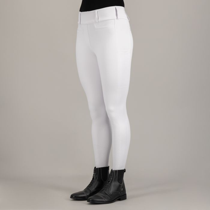Riding tights ESEnforce FullGrip - 0001 - White Riding tights ESEnforce FullGrip - 0001 - White