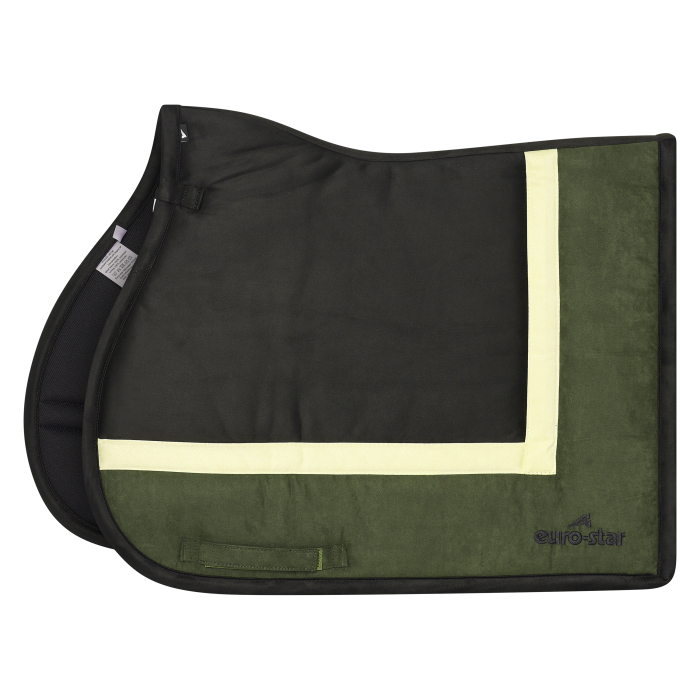 Saddlepad ESSimiLeath Striped GP - 6018 - Olive