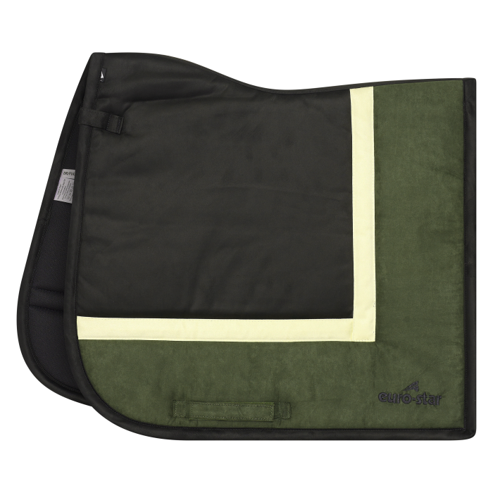 Saddlepad ESSimiLeath Striped DR - 6018 - Olive Saddlepad ESSimiLeath Striped DR - 6018 - Olive
