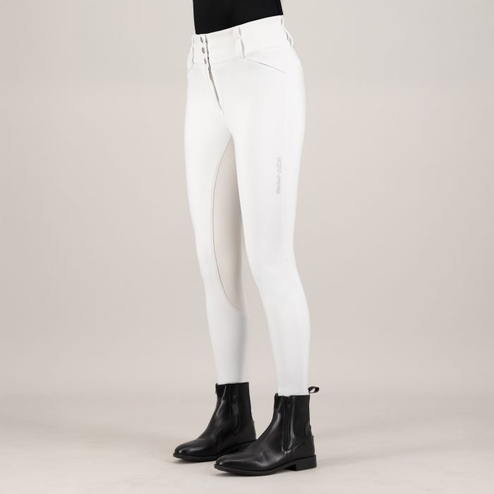 Riding breeches ESAurelia gripconnect Full - 0001 - White Riding breeches ESAurelia gripconnect Full - 0001 - White