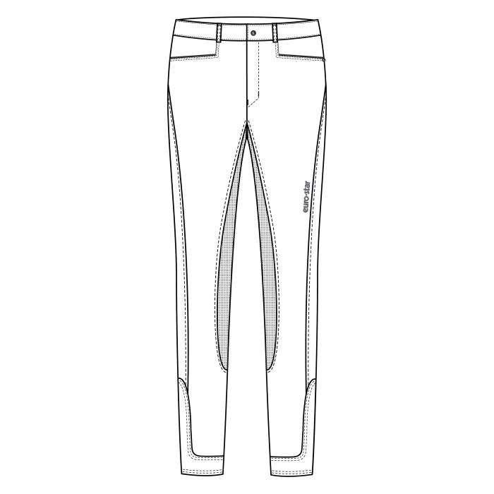 Riding breeches ESCamille FullGrip - 0001 - White Riding breeches ESCamille FullGrip - 0001 - White