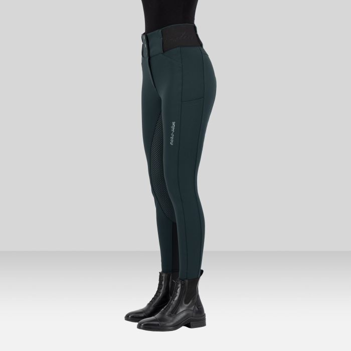 Riding breeches ESAthletic leanline FullGrip - 9011 - Black leaf Riding breeches ESAthletic leanline FullGrip - 9011 - Black leaf