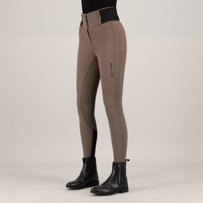 Riding breeches ESAthletic leanline FullGrip - 8083 - Chocolate chip Riding breeches ESAthletic leanline FullGrip - 8083 - Chocolate chip