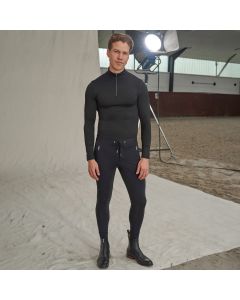 Rijbroek ES-Athleisuremen FullGrip heren -  Black