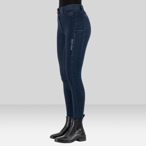 Rijbroek ES-Arista Denim FullGrip -  Navy