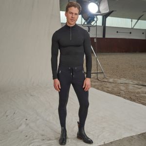 Rijbroek ES-Athleisuremen FullGrip heren -  Black